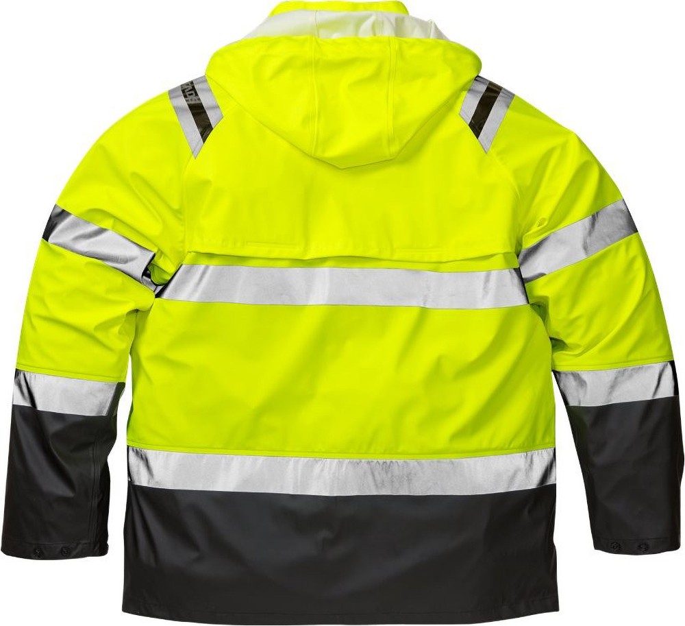 FristadsWarnschutz-JackeHighVisRegenjackeKl34624RSWarnschutz-GelbSchwarz-XXS