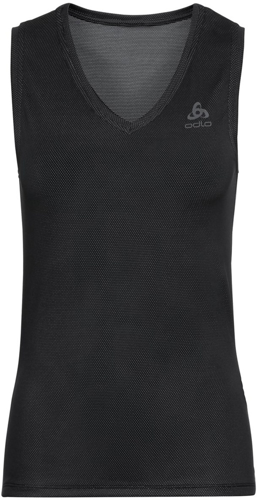 OdloDamenTanktopBlTopV-NeckSingletActiveF-DryLightEco141171Black-L