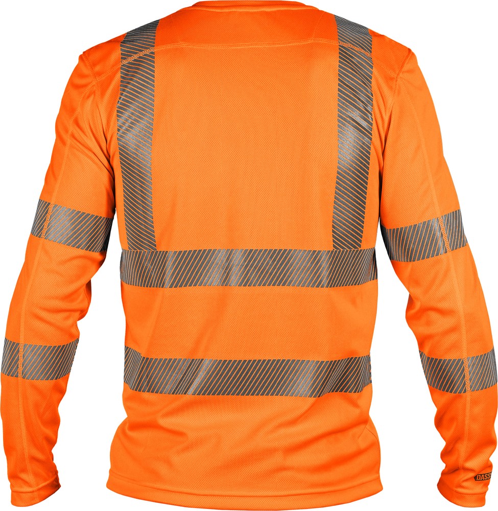 DassyWarnschutzUV-T-ShirtmitlangenrmelnCartervillePES06Neonorange