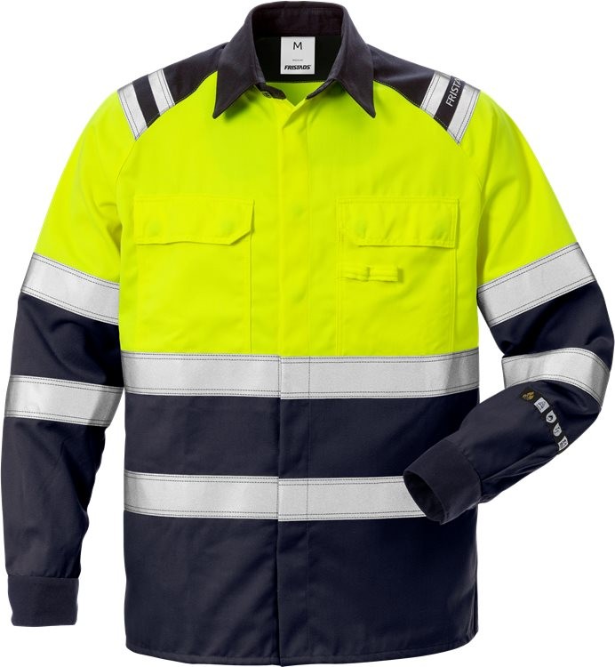 FristadsFlamestatHighVisHemdKl17051ATSWarnschutz-GelbMarine