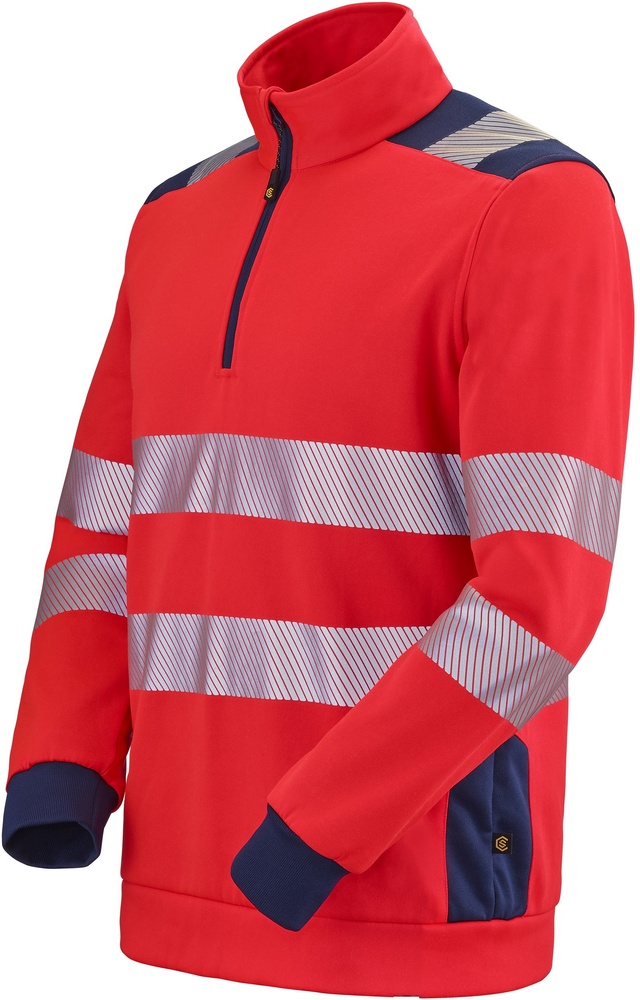 CepovettSweaterHvFluoSafeXp9S10FluoRedNavy-XXL