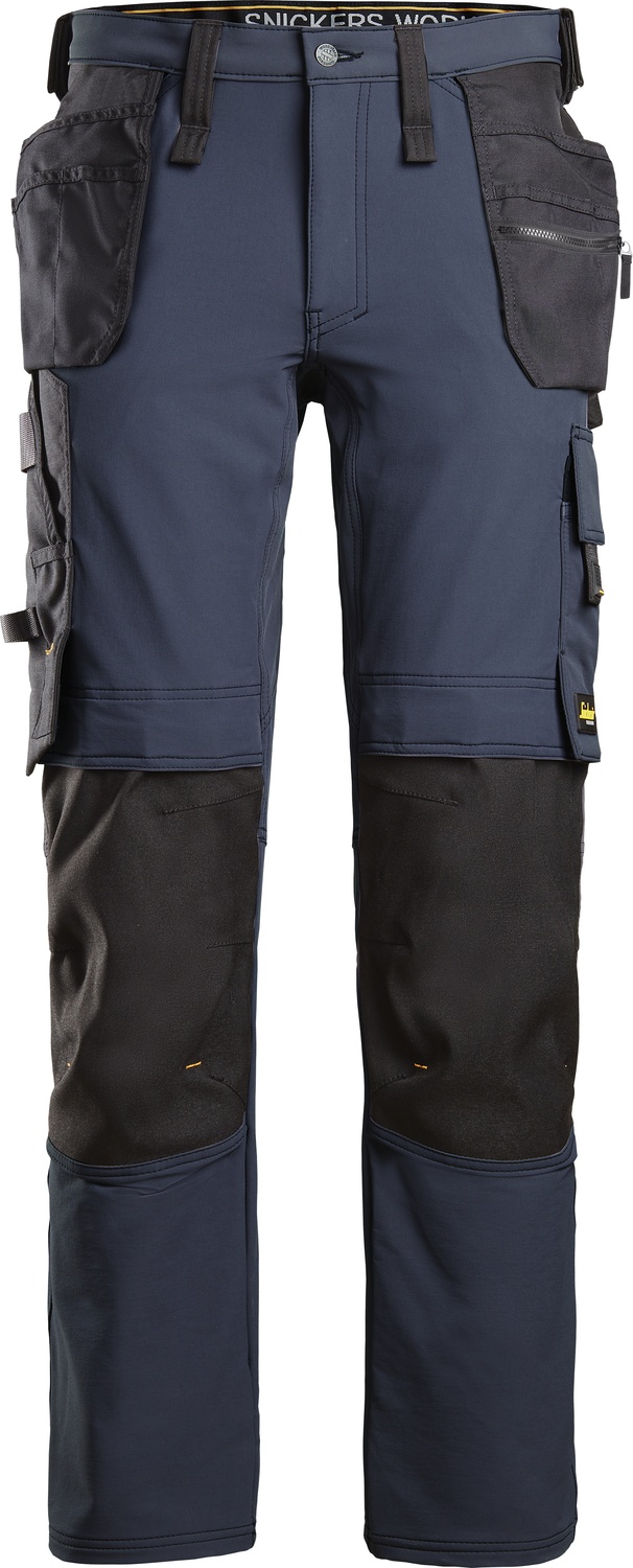 SnickersWorkwearAllroundWorkFullStretchTrousersHPNavySchwarz