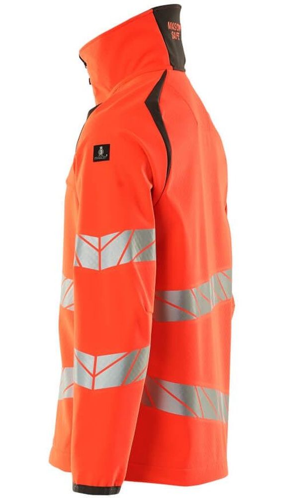 MascotSoftshellJackeAccelerateSafe19002-143Hi-visRotDunkelanthrazit-XXL