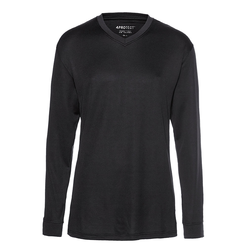 4PROTECTTextilfaserLangarm-ShirtAustinSchwarz-XS
