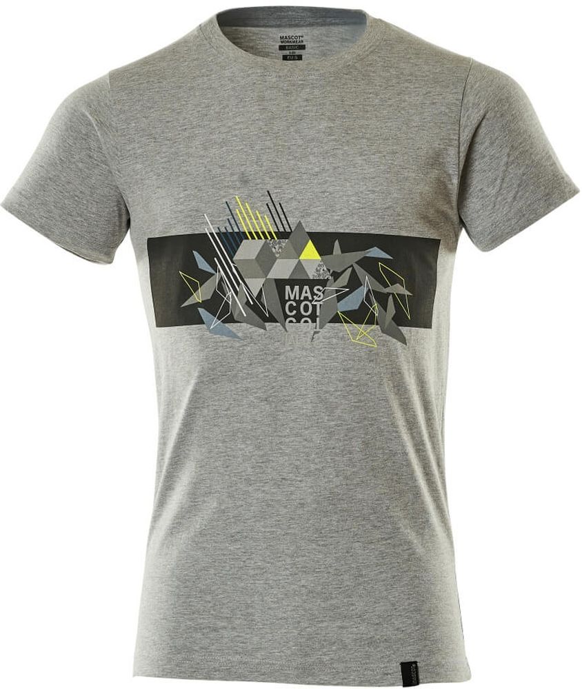MascotT-ShirtAccelerateSafe19182-965Grau-meliertHi-visGelb-XXL