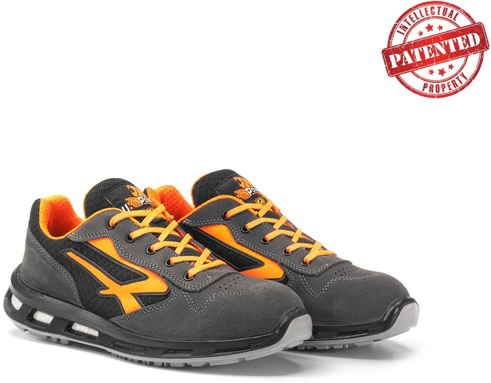 U-PowerSicherheitsschuheHalbschuheOrangeEsdS1PSrcRL20396Schwarz-35