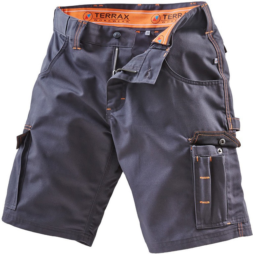 TerraxWorkwearShortAnthrazitSchwarz