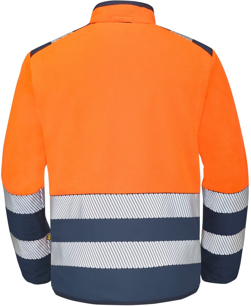 CepovettFleecejackeVeny9D04FluoOrangeNavy-S