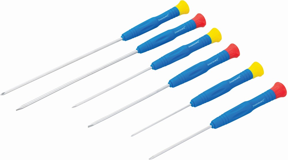 SilverlineSchraubendreherSechskantschlsselExtralangePrzisions-Schraubendreher6-tlgSatz6-tlg