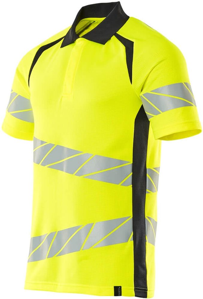 MascotPolo-ShirtAccelerateSafe19083-771Hi-visGelbSchwarzblau-XXL