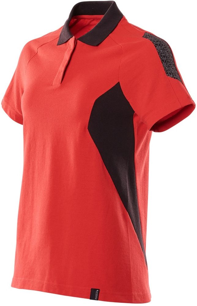 MascotDamenPolo-ShirtAccelerate18393-961VerkehrsrotSchwarz-XXL