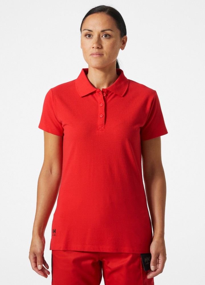 HellyHansenDamenClassicPoloShirtAlertRed-XS