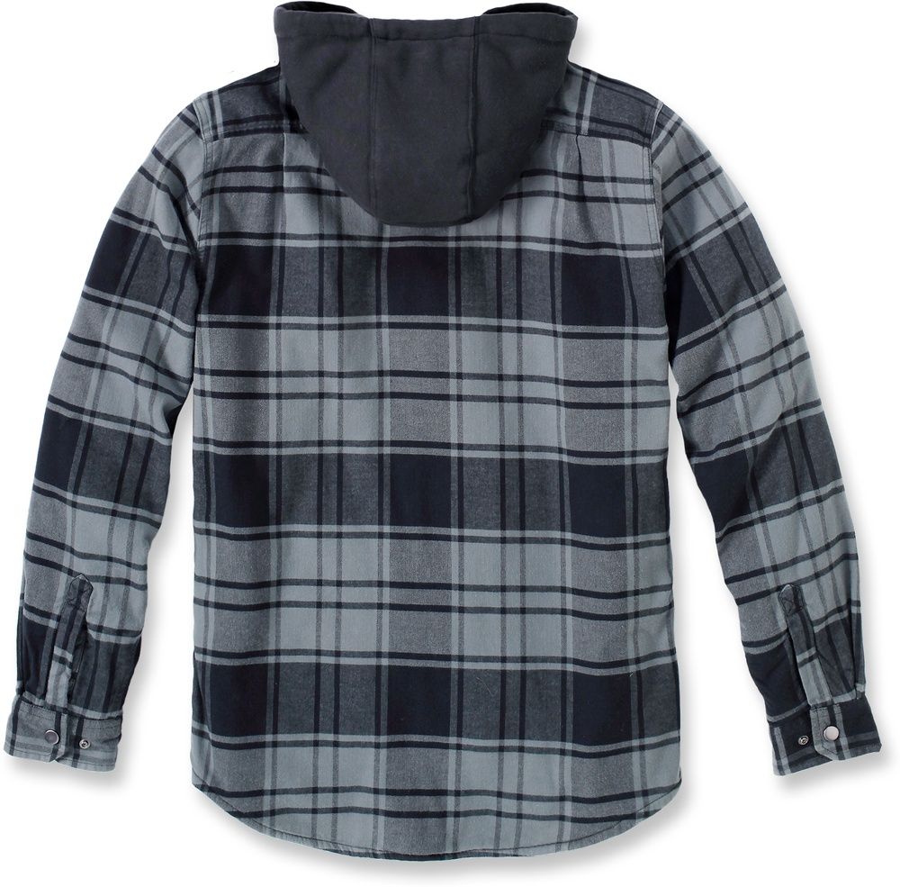 CarharttJackeFlannelFleeceLinedHoodedShirtJacElm-XL