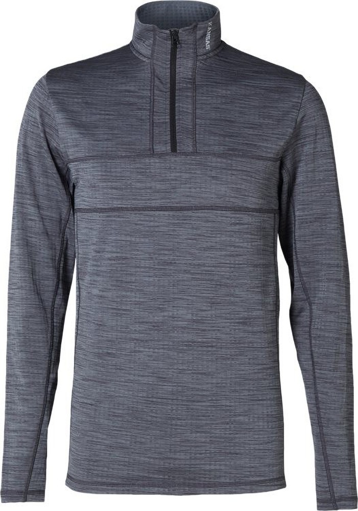 KansasLongsleeveEvolveT-ShirtLangarmFastDryGrauDunkelgrau-XL