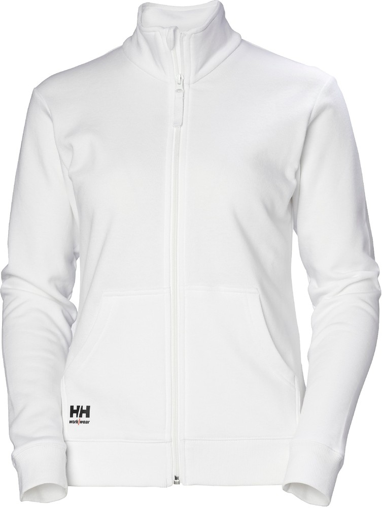HellyHansenDamenClassicZipSweatshirtWhite-XS