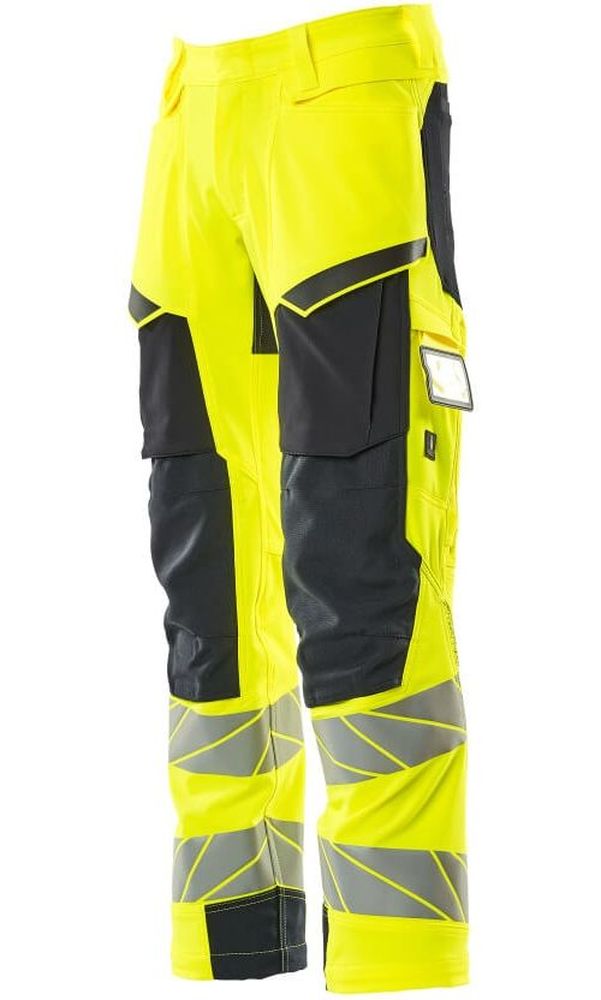 MascotHosemitKnietaschenAccelerateSafe19079-511Hi-visGelbSchwarzblau-C4676