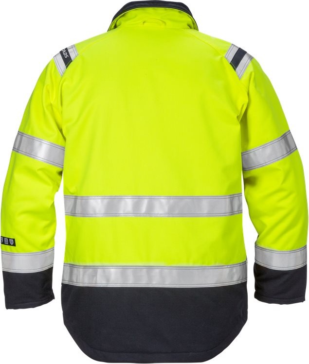 FristadsFlamestatHighVisWinterjackefrDamenKl34285ATHSWarnschutz-GelbMarine