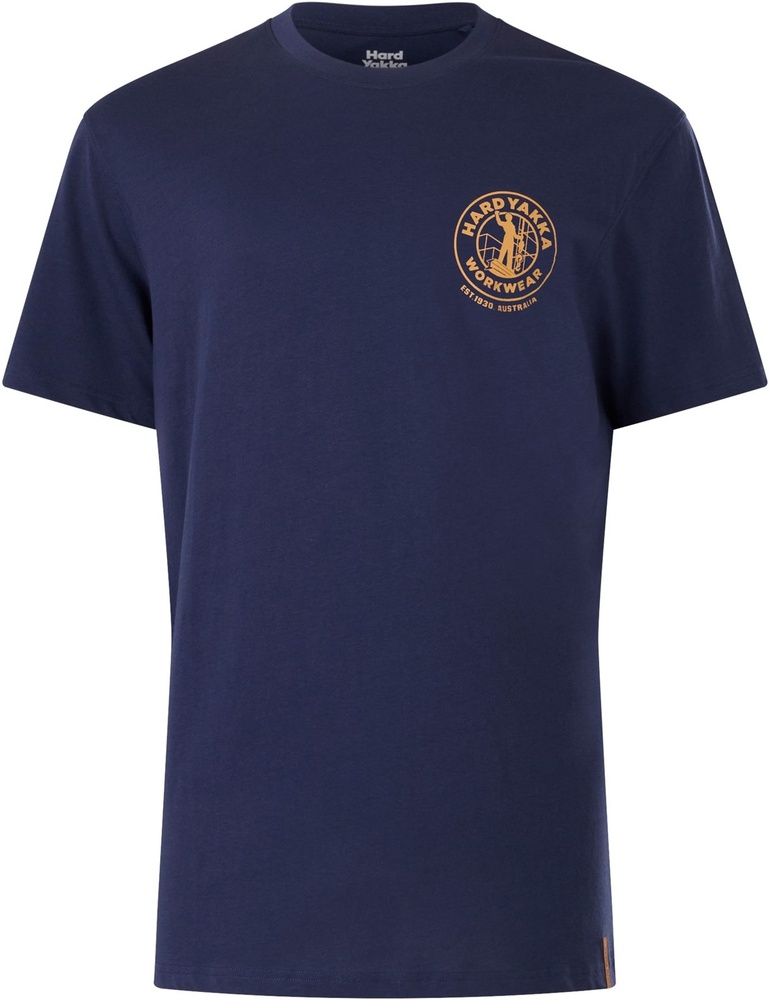 HardYakkaT-ShirtHeritageIconSSTeeG11486Navy-S