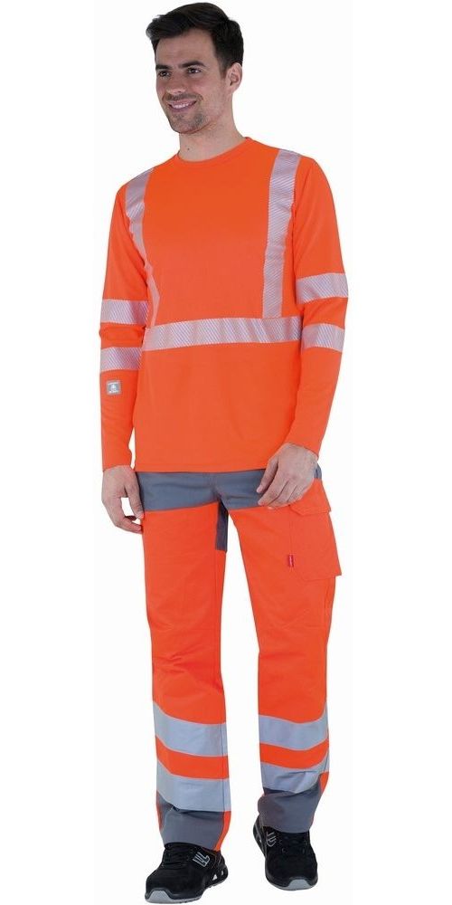 LafontHoseIrisInnenbeinlnge82Cm1HVNXCPHi-VisOrangeMineralGrey-XS