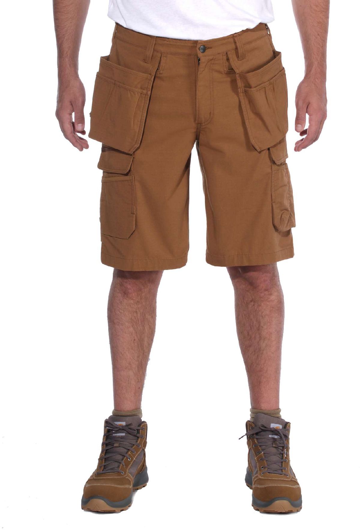 CarharttHerrenShortsSteelMultipocketShortCarharttBrown
