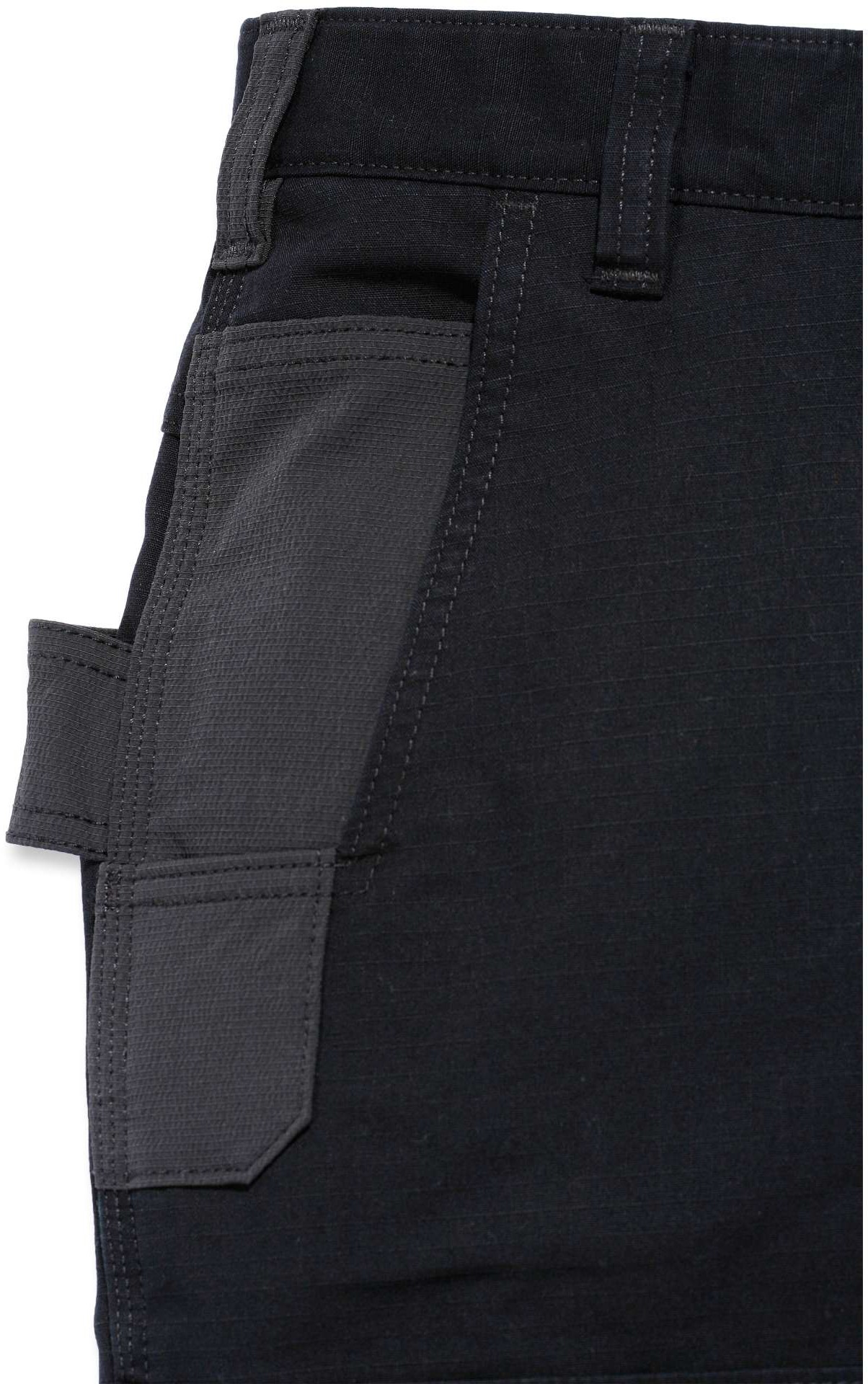 CarharttHerrenHoseSteelDoubleFrontPantBlack