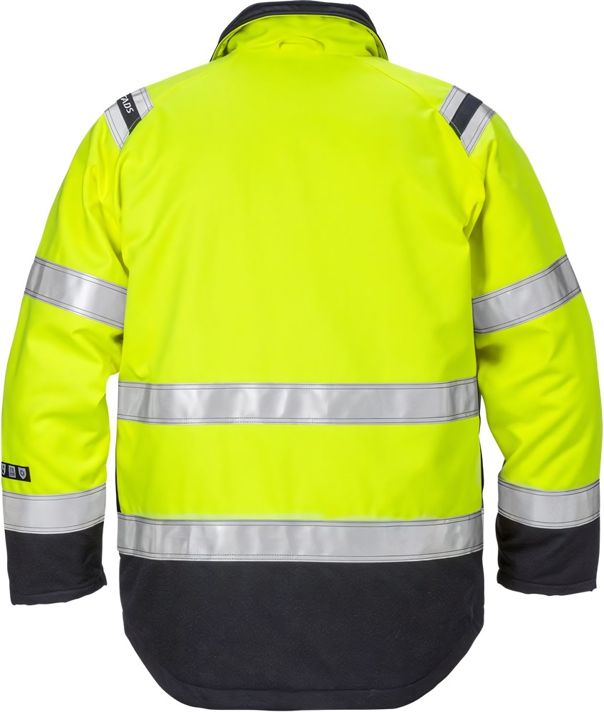FristadsFlamestatHighVisWinterjackeKl34185ATHSWarnschutz-GelbMarine