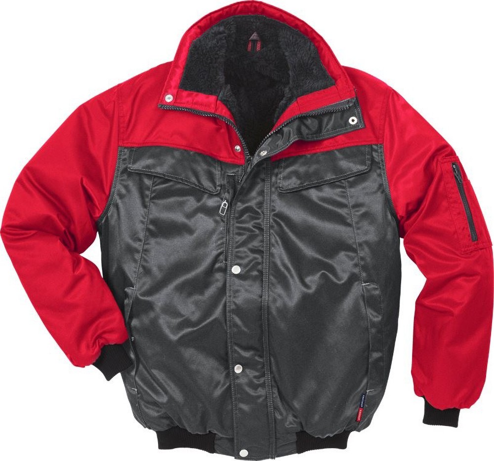 KansasWinterjackeIconTwoWinterPilotenjacke4813PPGrauRot-L