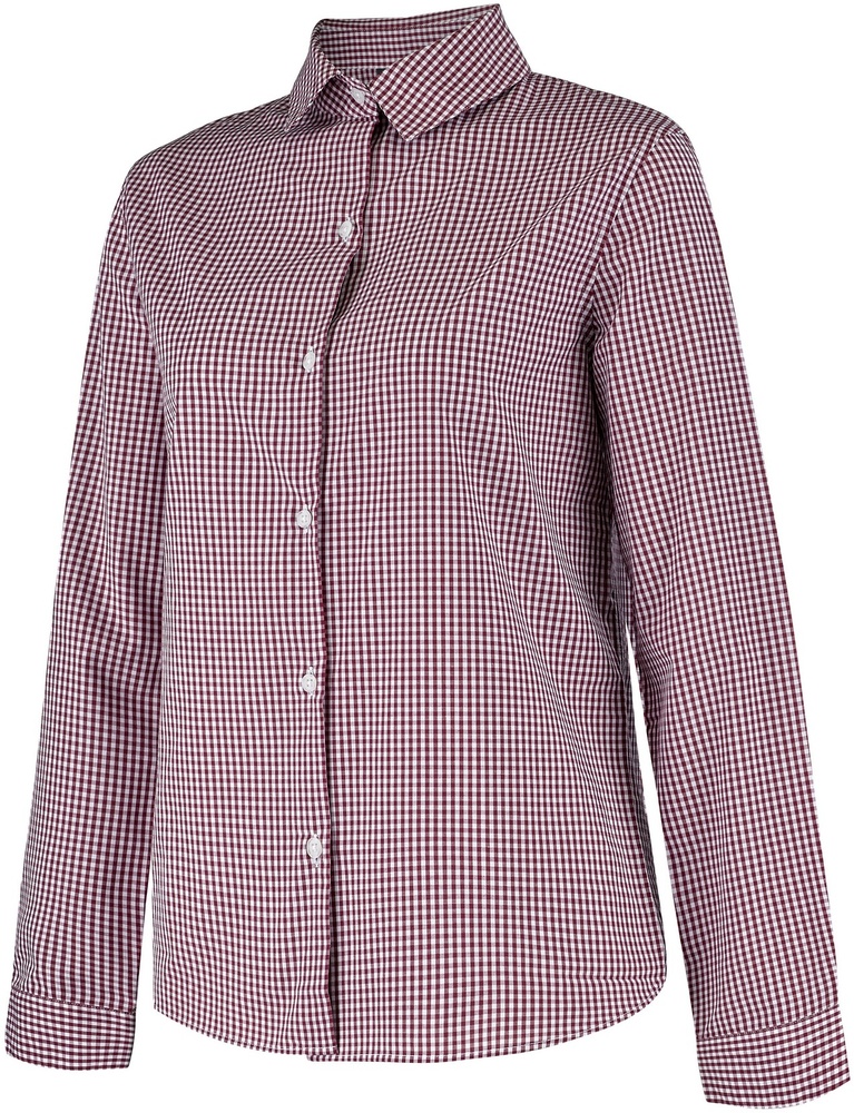 LafontBluseBellevilleFOT18869MaroonWhiteGingham-XXL