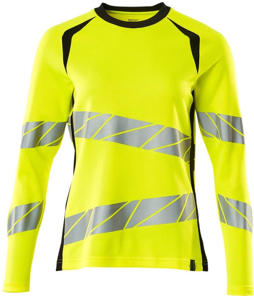 MascotDamenT-ShirtLangarmAccelerateSafe19091-771Hi-visGelbSchwarz-XXL