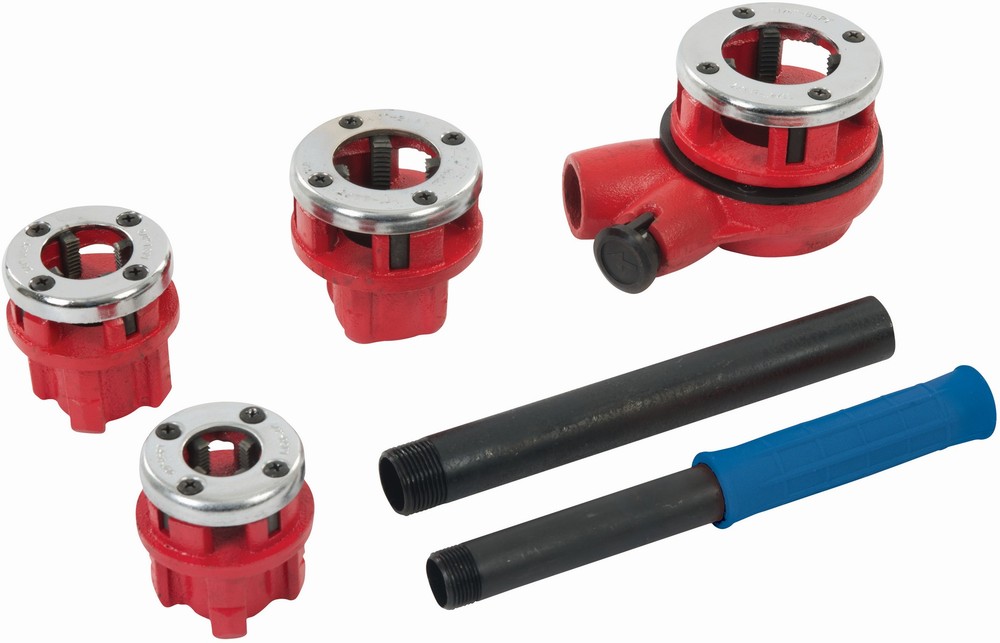 SilverlineKlempnerwerkzeugeGewindeschneidkluppe5-tlgSatz12341u114ZollBSPT