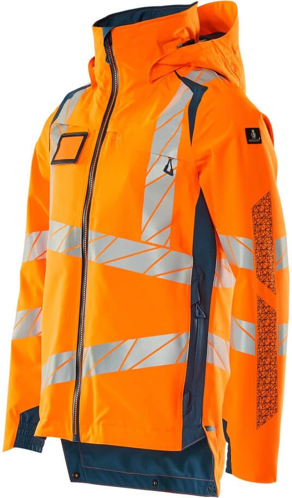 MascotHardShellJackeAccelerateSafe19001-449Hi-visOrangeDunkelpetroleum-XXL