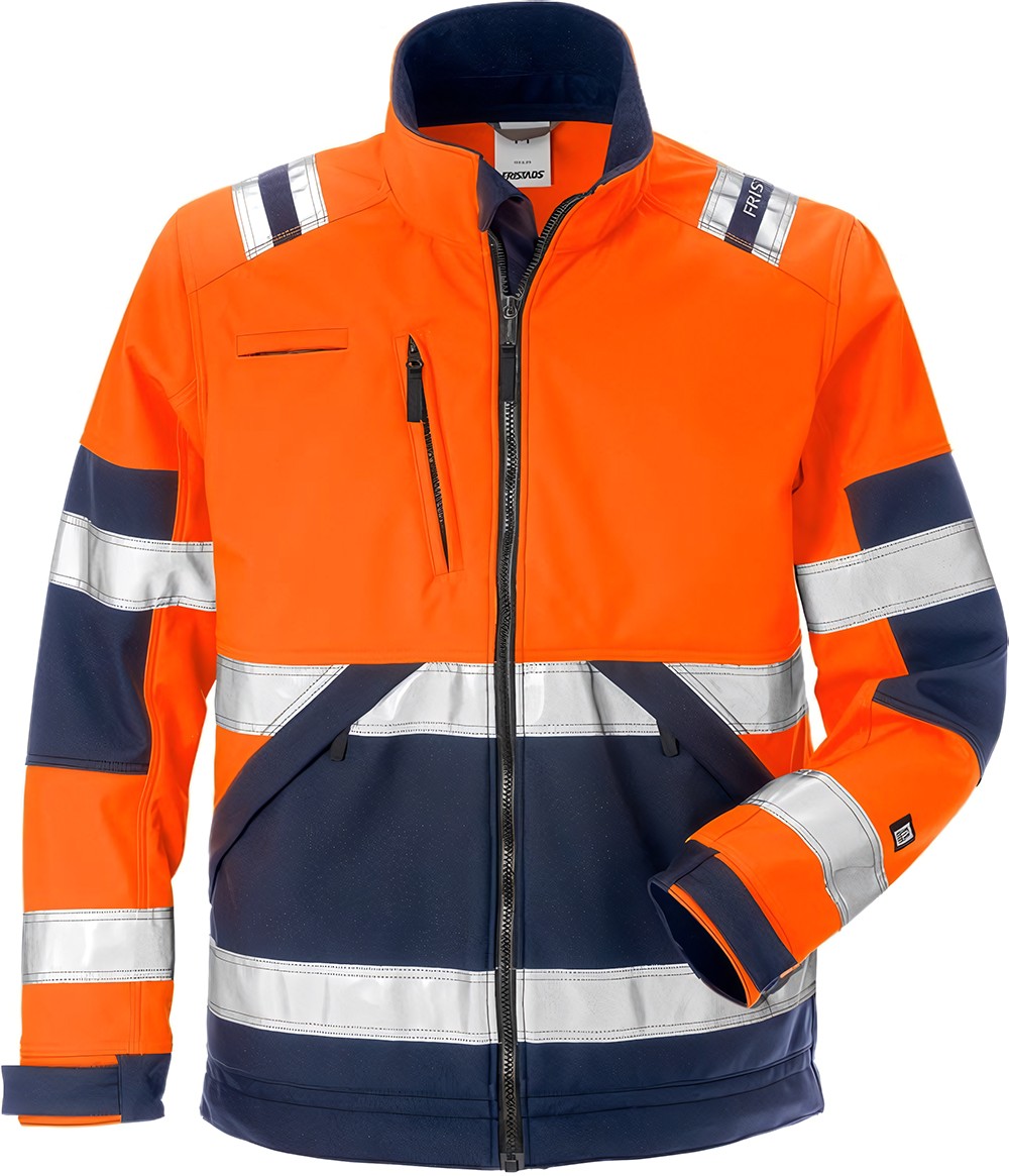 FristadsWarnschutz-JackeHighVisSoftshell-JackeKl24083WYHWarnschutz-OrangeMarine-XS