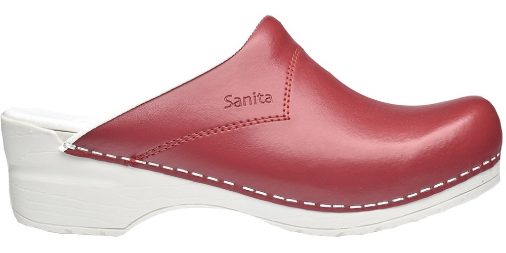 SanitaClogsHerrenSandalenPastelRed