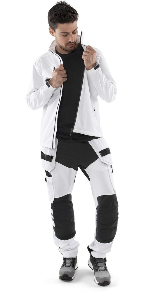 FristadsHandwerker-Stretchhose2760LWSWeiSchwarz-C42