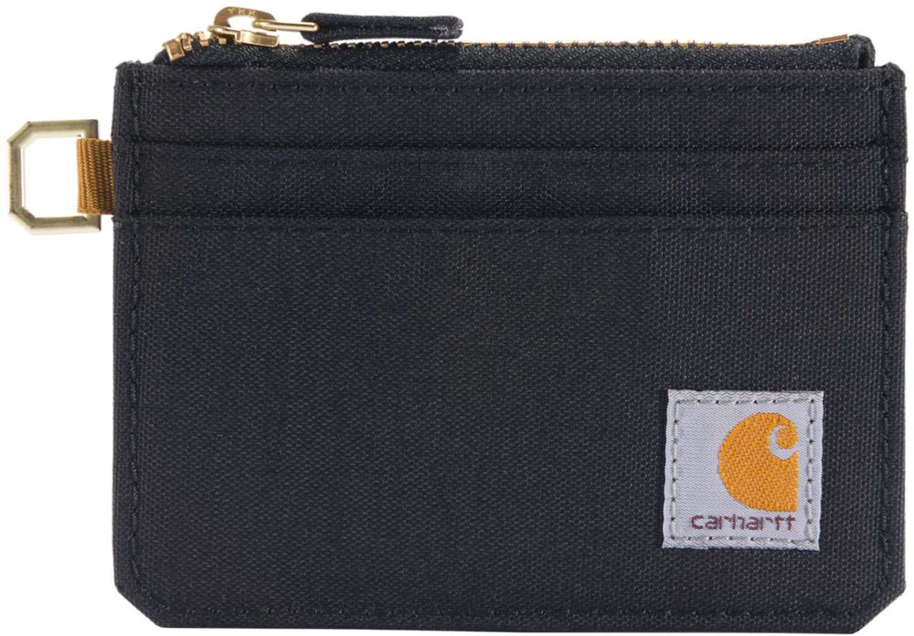 CarharttDamenPortemonnaiesZipperedCardKeeperWalletBlack