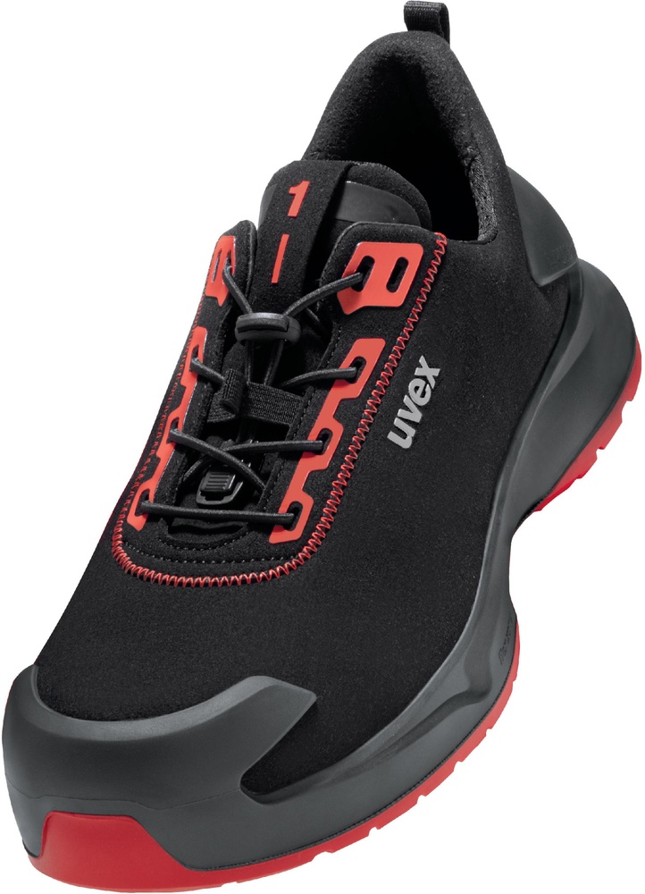 UvexSicherheits-Halbschuhe1X-CraftS3LSR68031SchwarzRot-35Weite10