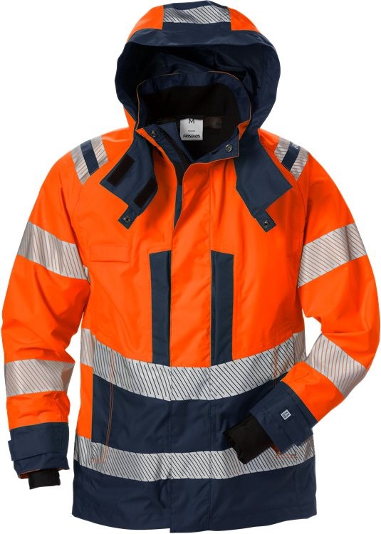 FristadsHighVisAirtechAuenjackeDamenKl34518GTTWarnschutz-OrangeMarine