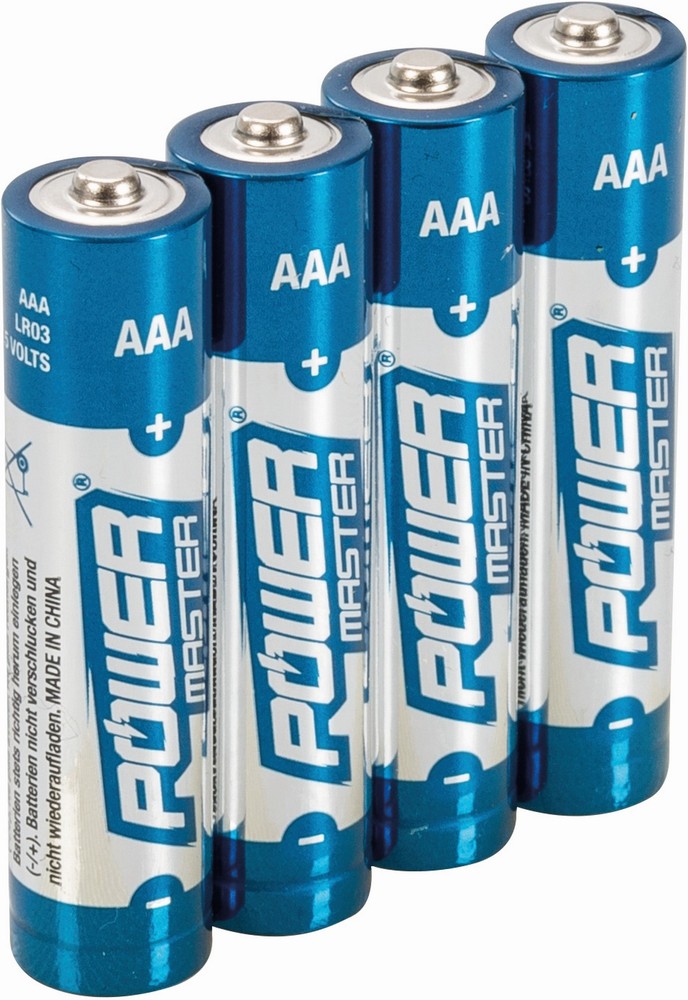 PowermasterBatterienAAA-Super-Alkali-BatterienLR034er-Pckg4er-Pckg