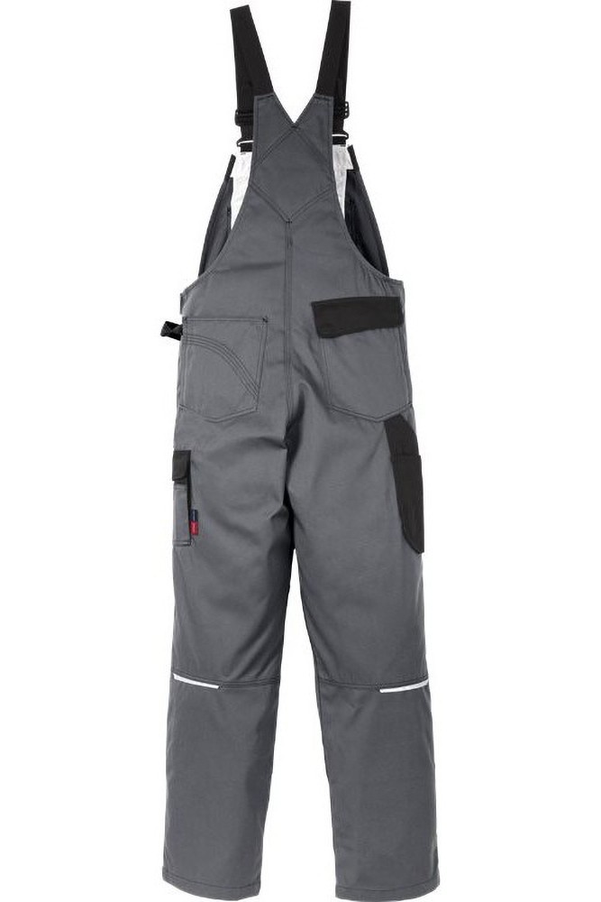 KansasIconTwoBaumwoll-Latzhose1009KCGrauSchwarz-C42