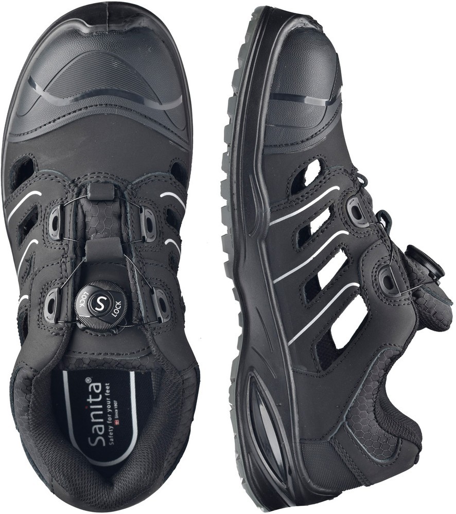 SanitaHerrenSicherheitssandaleTopaz-Esd-S1PSandalBlack