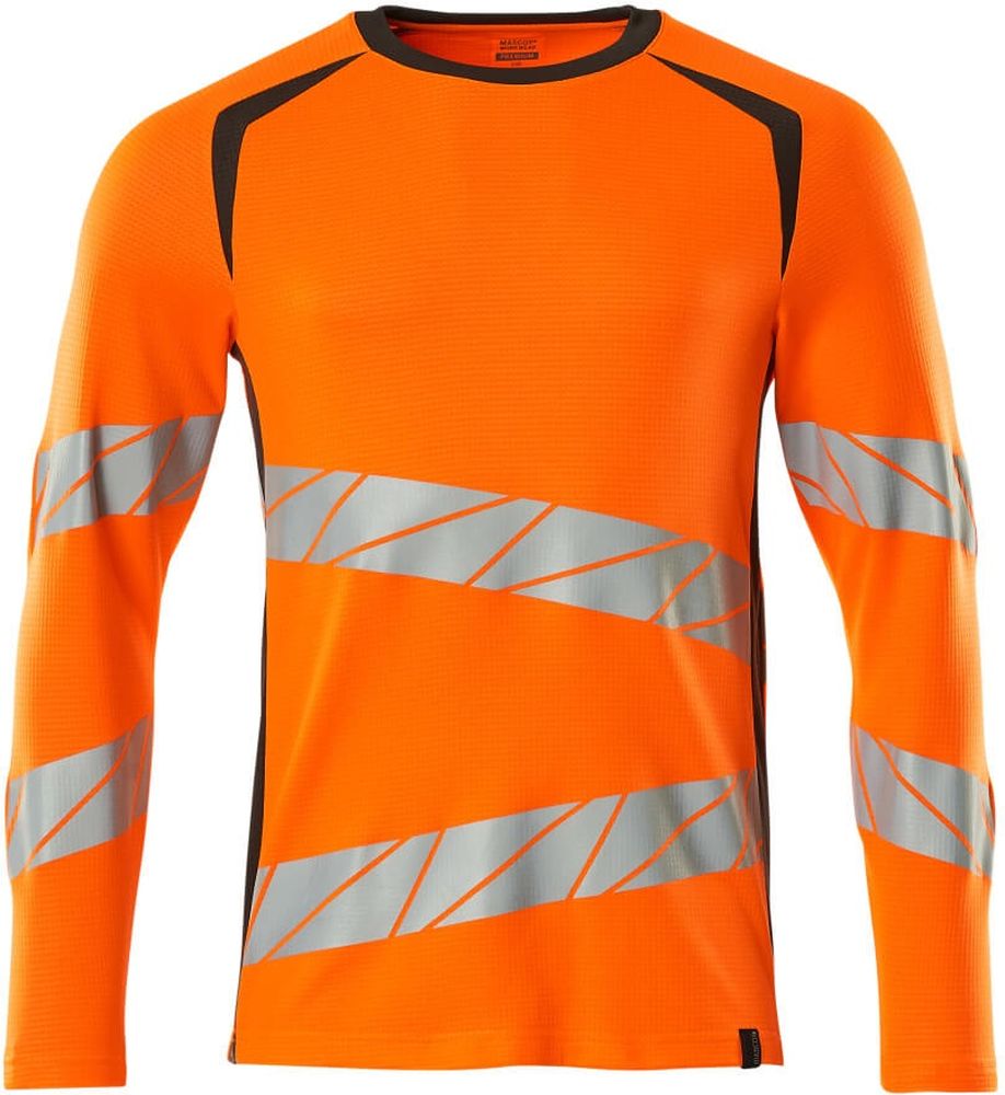 MascotT-ShirtLangarmAccelerateSafe19081-771Hi-visOrangeDunkelanthrazit-XXL