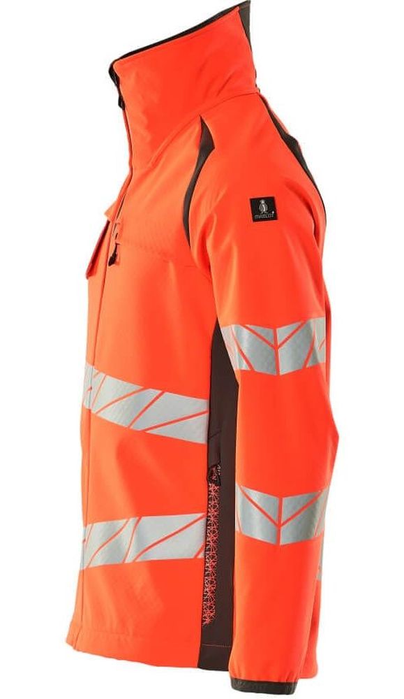 MascotSoftshellJackeAccelerateSafe19002-143Hi-visRotDunkelanthrazit-XXL