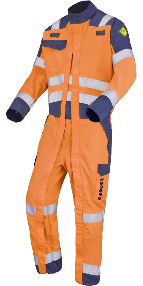 CepovettOverall2ReissverschlsseAtexHv300XpCondor9J728505FluoOrangeNavy-XS