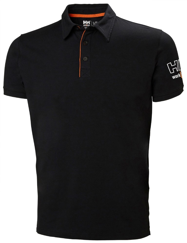 HellyHansenKensingtonPoloShirtBlack-XS