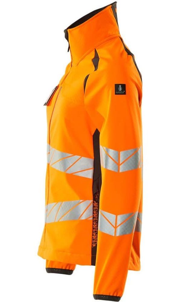 MascotDamenSoftshellJackeAccelerateSafe19012-143Hi-visOrangeDunkelanthrazit-XXL