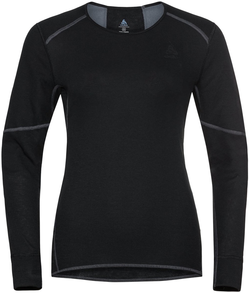 OdloDamenBlTopCrewNeckLong-SleeveActiveX-WarmEco159221Black-L