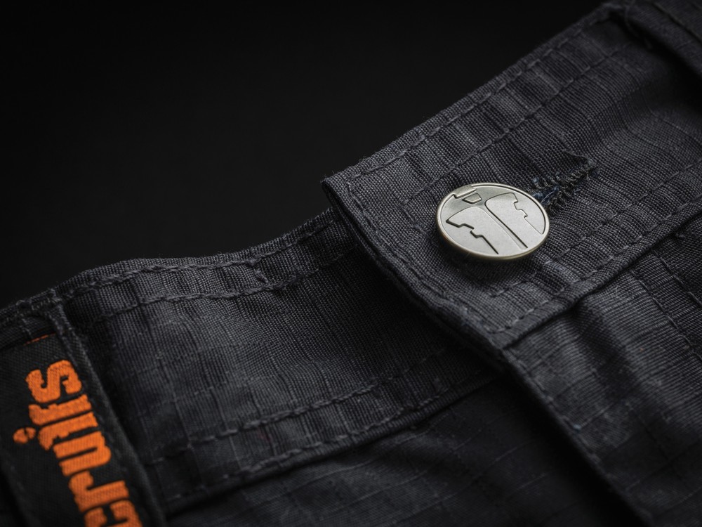 ScruffsArbeitsshortsShortsTradeFlex-Schwarz