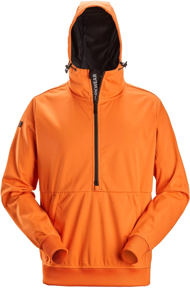 SnickersWorkwear8400WindblockerStretchhoodiemitReivers8400WarmOrange-XS