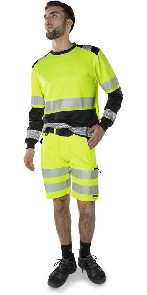 FristadsHighVisGreenStretch-ShortsKl22648GSTPWarnschutz-Gelb-C42