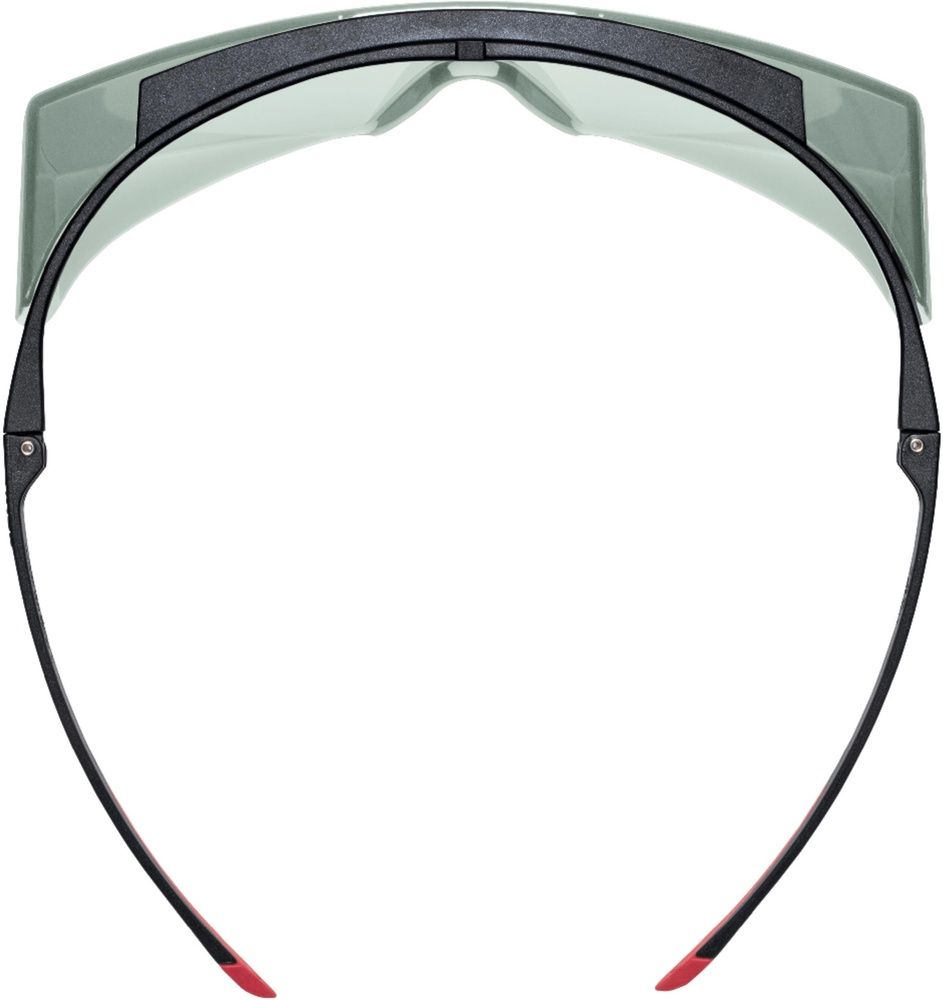 UvexberbrilleSuperFOtgGrauInfrarotschutz17InfPlus91693SchwarzRot